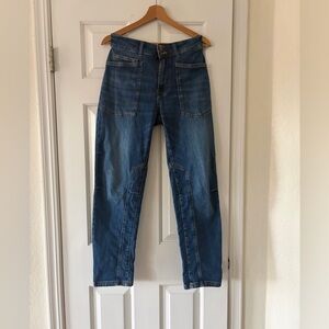 The Wanderer mid-rise relaxed jeans by Pilcro